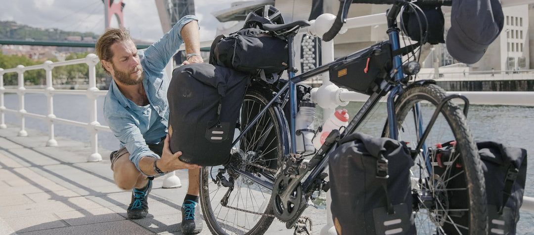 Restrap Bicycle touring bags on triQUIP sports
