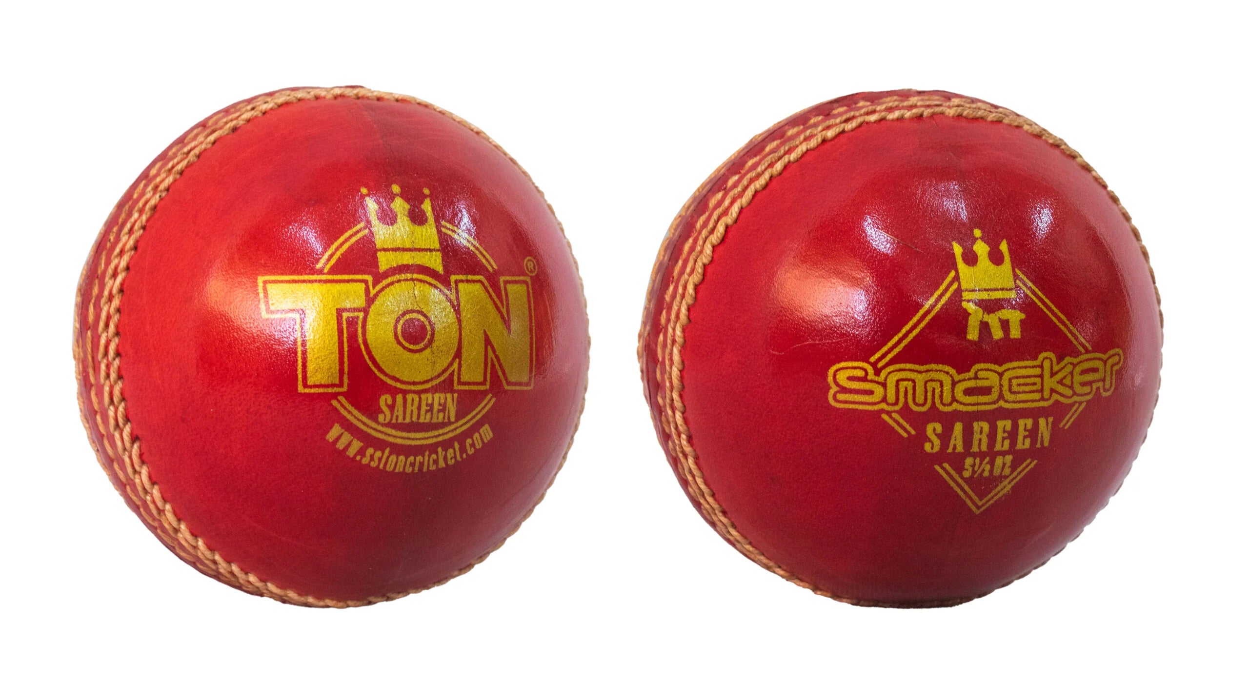 SS TON SMACKER Cricket Red Ball triQUIP Sports