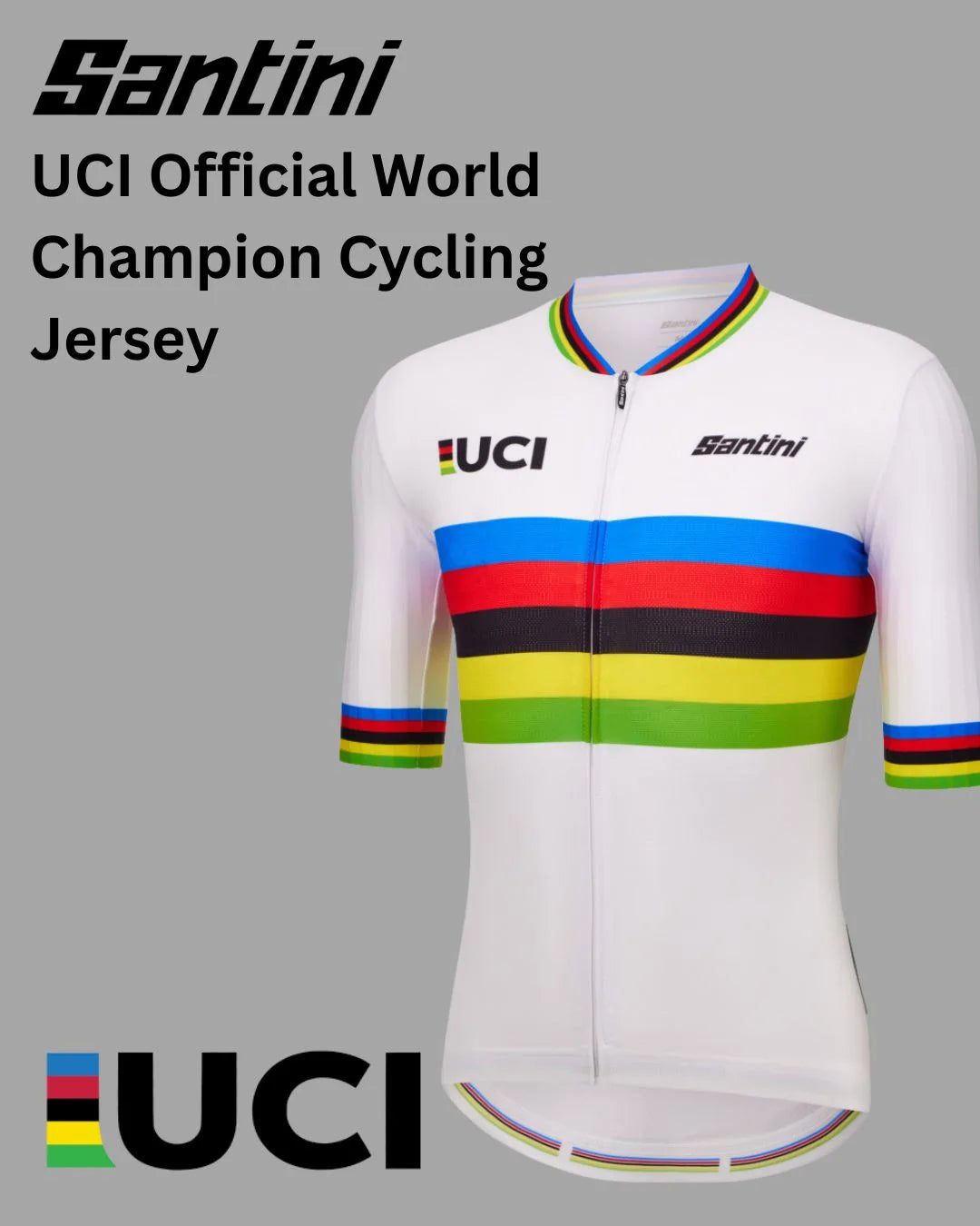 Mountain Bike Jersey Uci SANTINI UCI Official World Champion