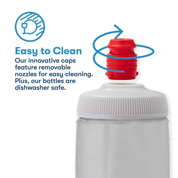 POLAR Breakaway Insulated Dawn-Dusk Bottle Charcoal/White (710ml)
