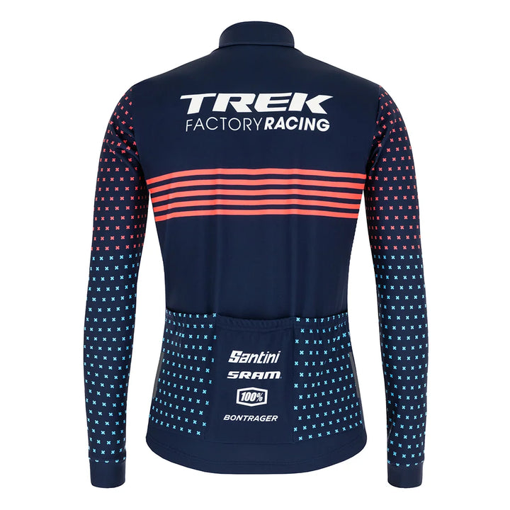 SANTINI Trek Factory Racing CX Full Sleeves Cycling Jersey