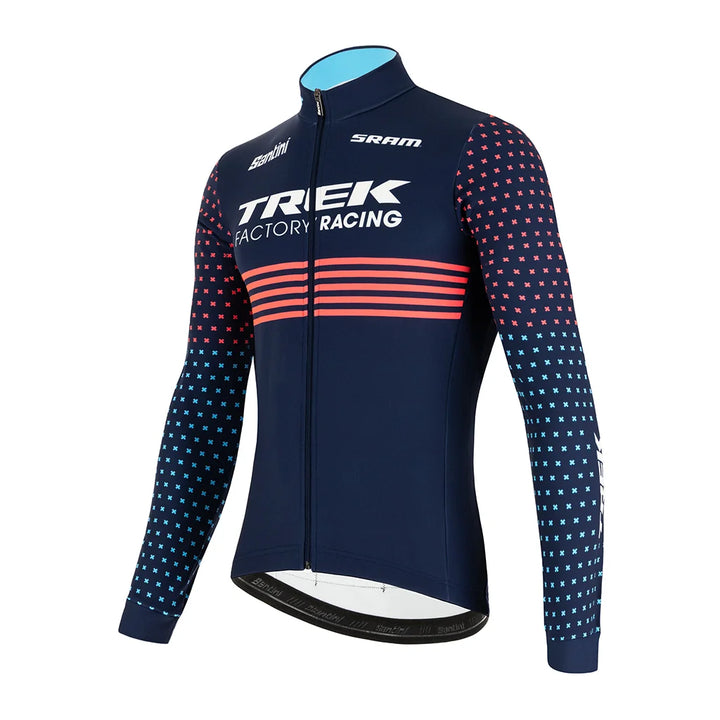 SANTINI Trek Factory Racing CX Full Sleeves Cycling Jersey