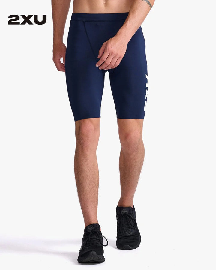 2XU Aero 9" Triathlon Men Shorts - Midnight/Jade