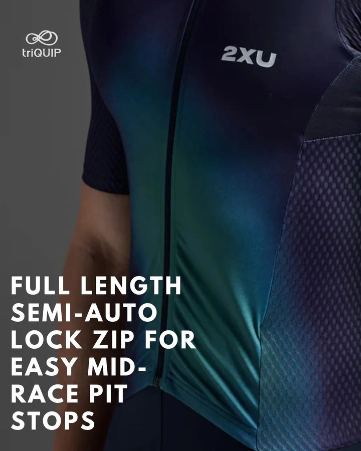 2XU Aero Hex Sleeved Men Trisuit on triQUIP Sports
