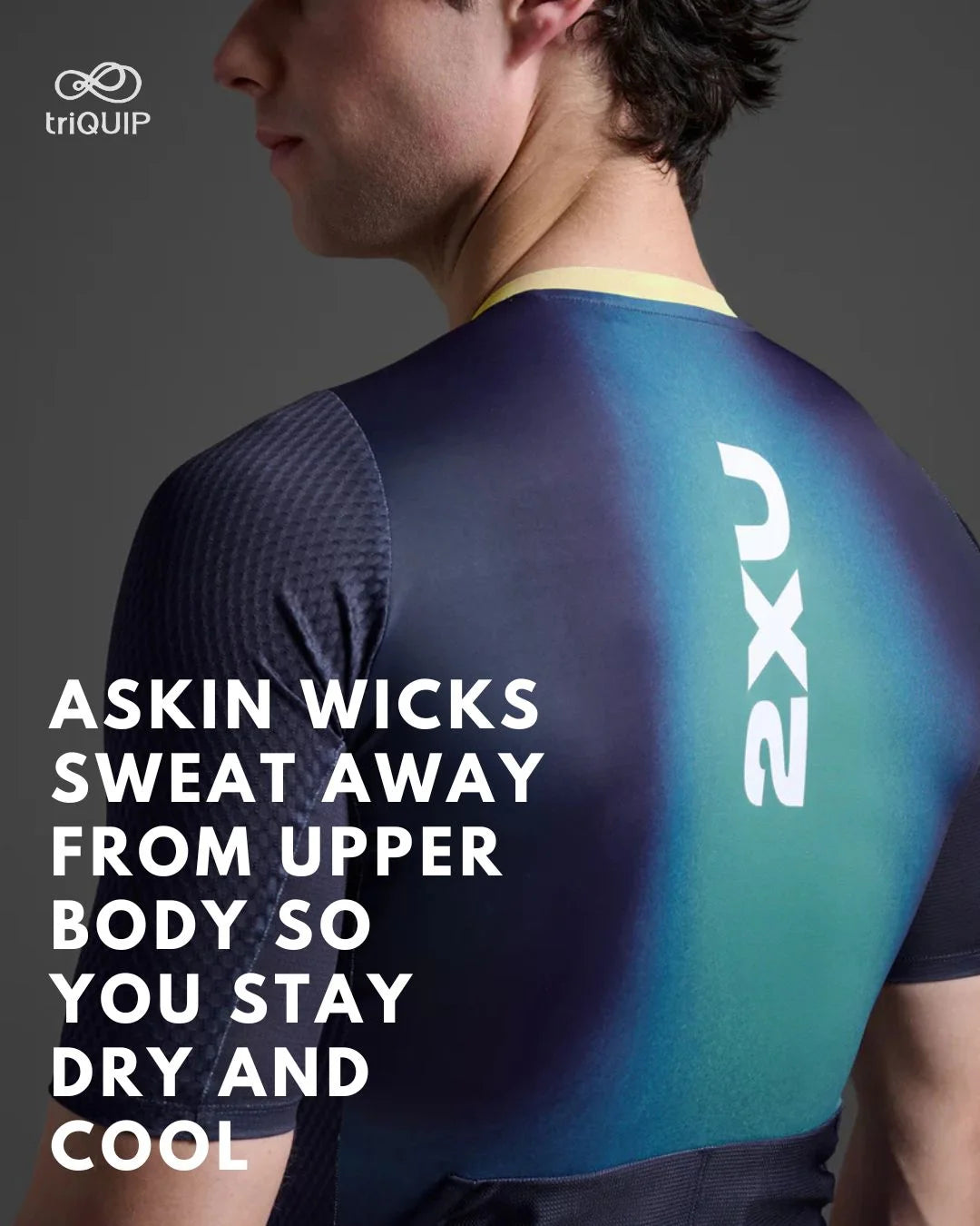 2XU Aero Hex Sleeved Men Trisuit on triQUIP Sports