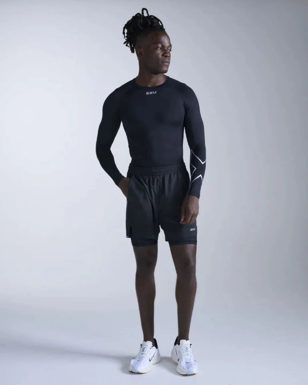 2XU Core Compression Long Sleeve Men Top on triQUIP Sports