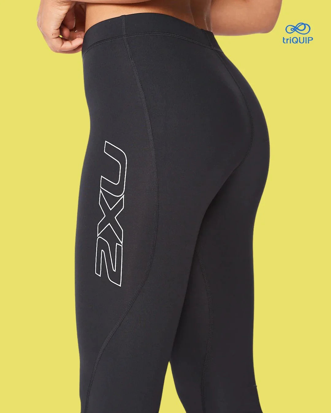 Collant De Compression 2XU Elite Alpine MCS 3/4 Femme – Noir Grand – Thermique