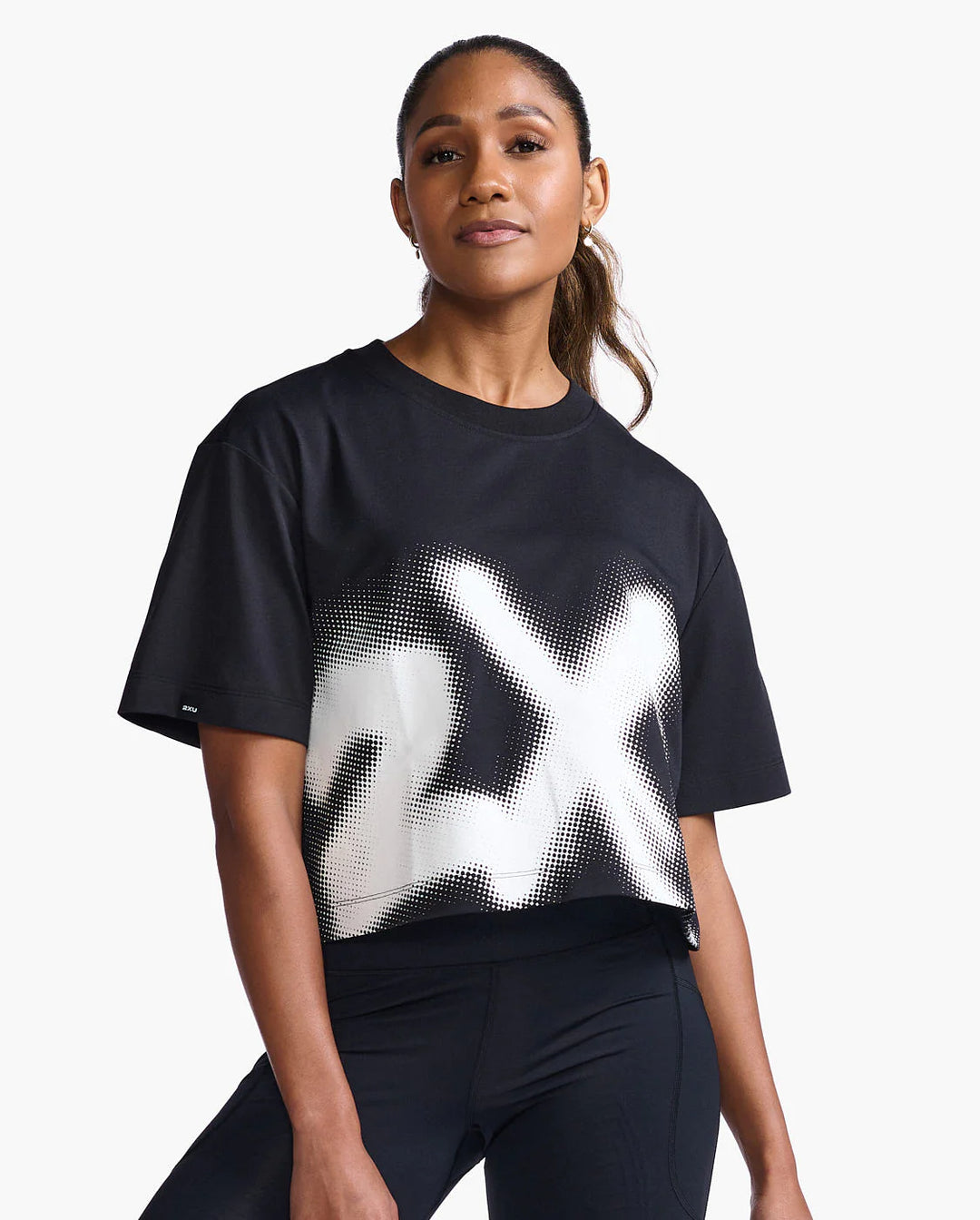 2XU Crop Tee on Triquip Sports