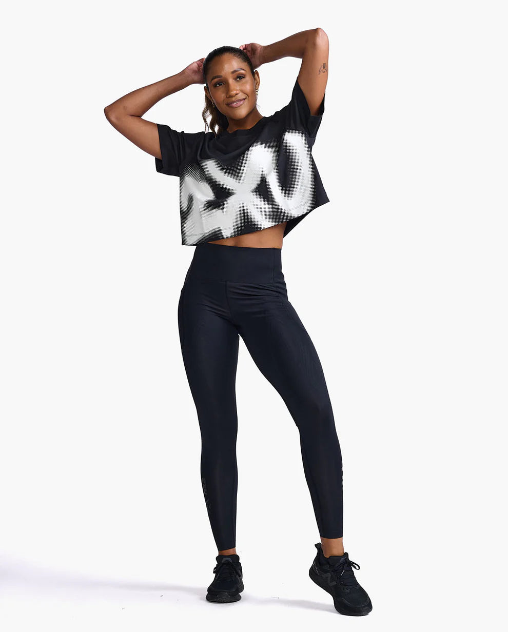 2XU Crop Tee on Triquip Sports