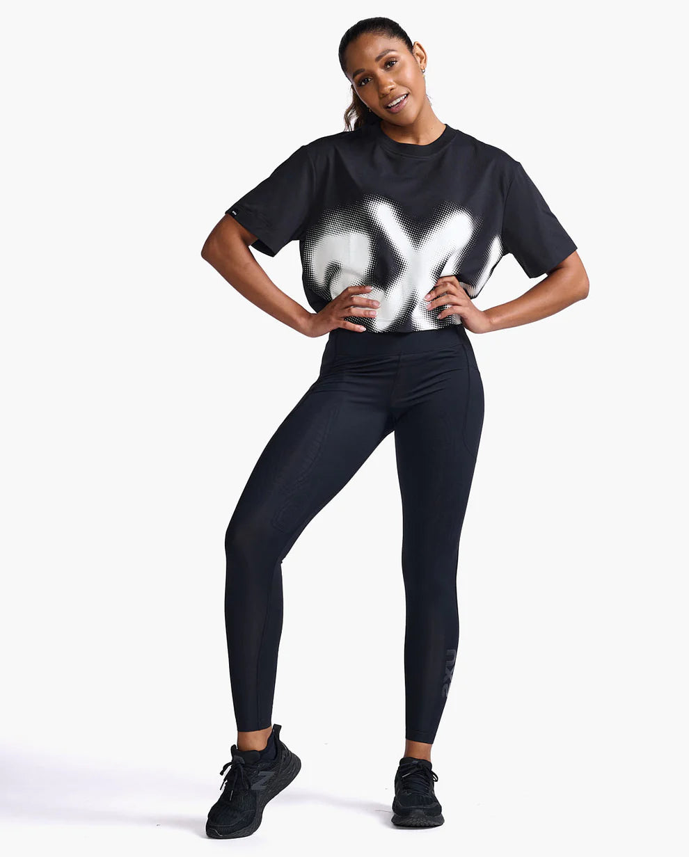 2XU Crop Tee on Triquip Sports