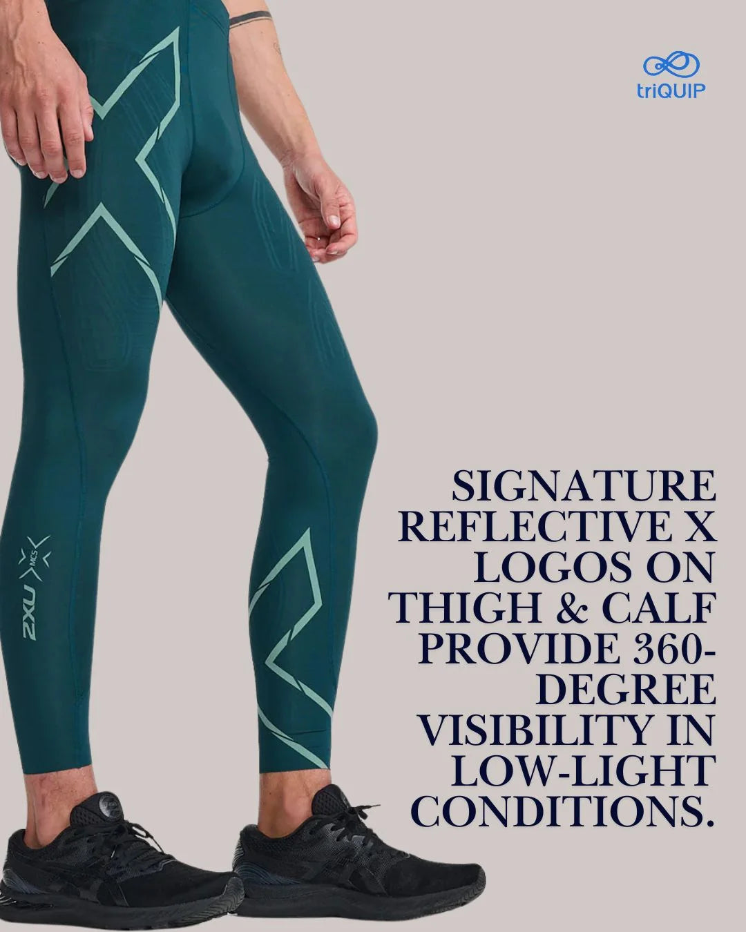 2XU Light Speed Compression Men Tights on triQUIP Sports