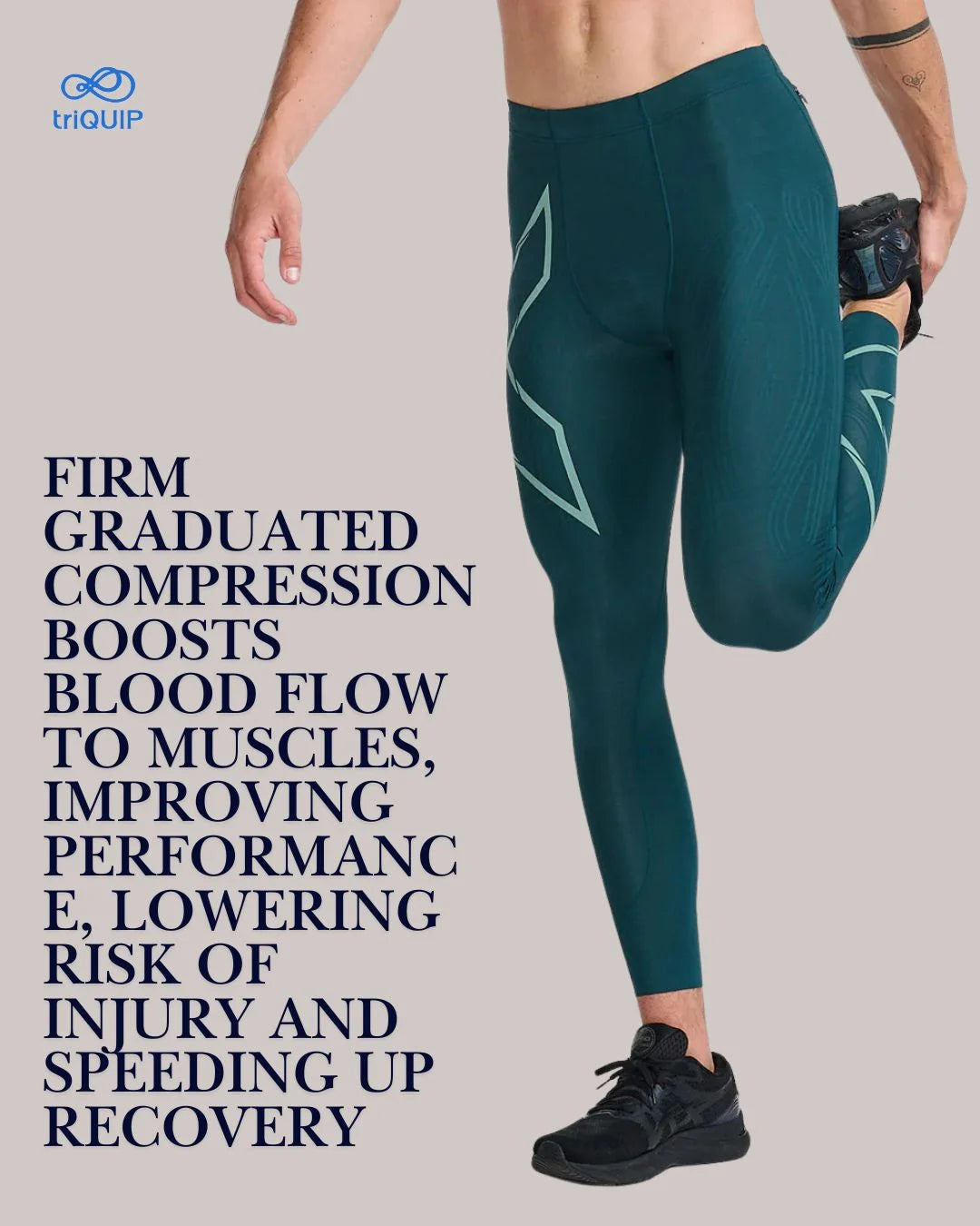 2XU Light Speed Compression Men Tights on triQUIP Sports