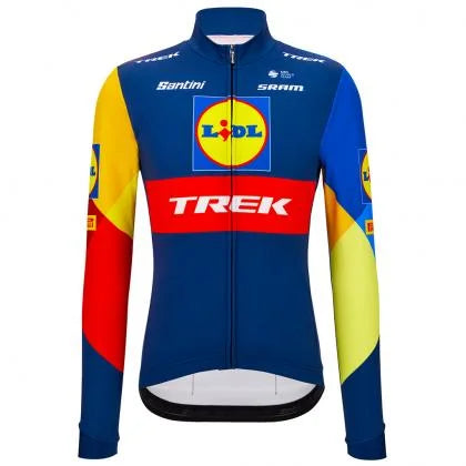 Santini Lidl Trek Long Sleeve Cycling Jersey on triQUIP Sports