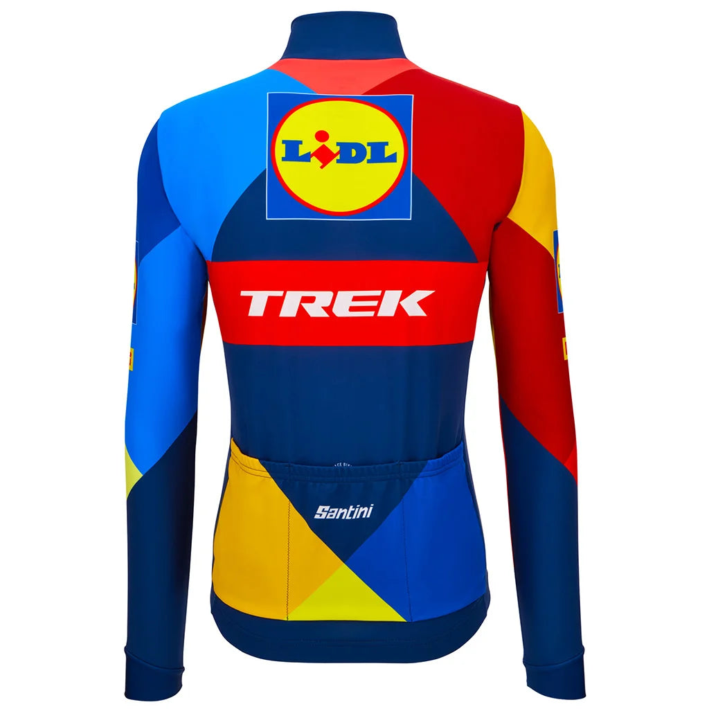 Santini Lidl Trek Long Sleeve Cycling Jersey on triQUIP Sports