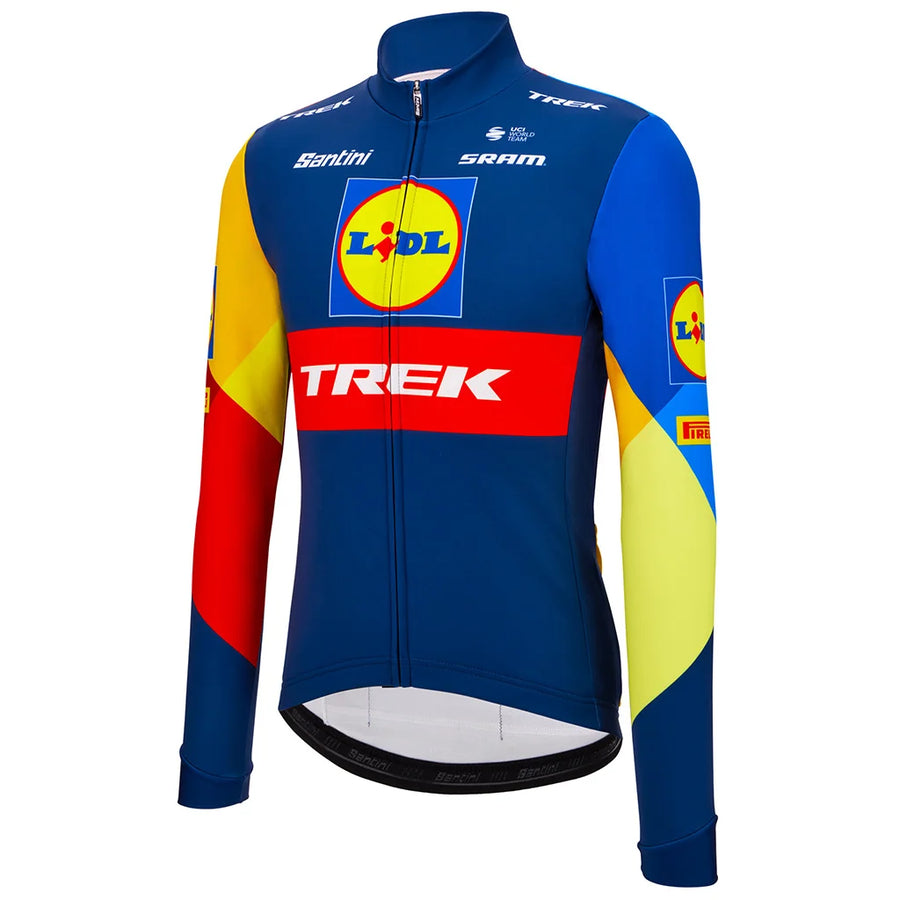 Santini Lidl Trek Long Sleeve Cycling Jersey on triQUIP Sports