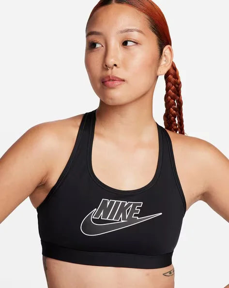 NIKE Swoosh Medium Support Futura Sports Bra on triQUIP Sports