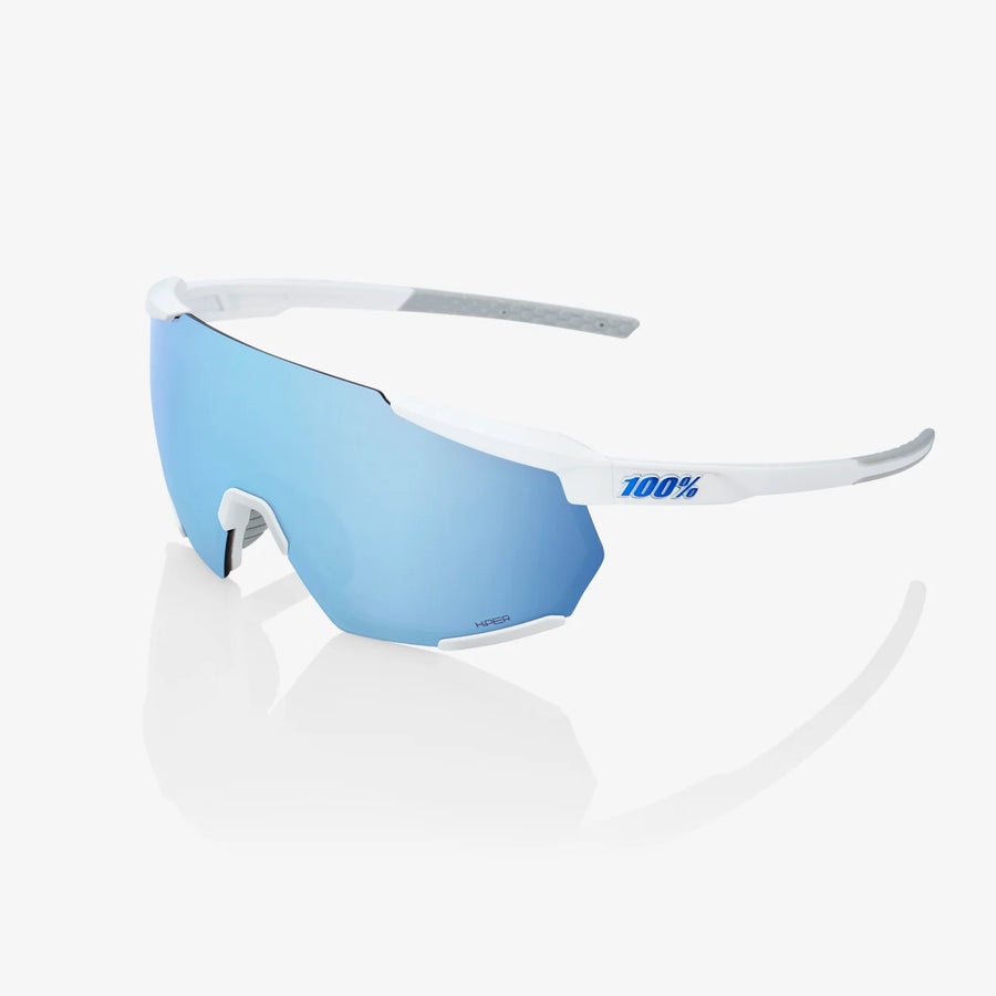 100 PERCENT Racetrap 3.0 Sunglasses - Hiper Blue Multilayer Mirror Lens on triQUIP Sports