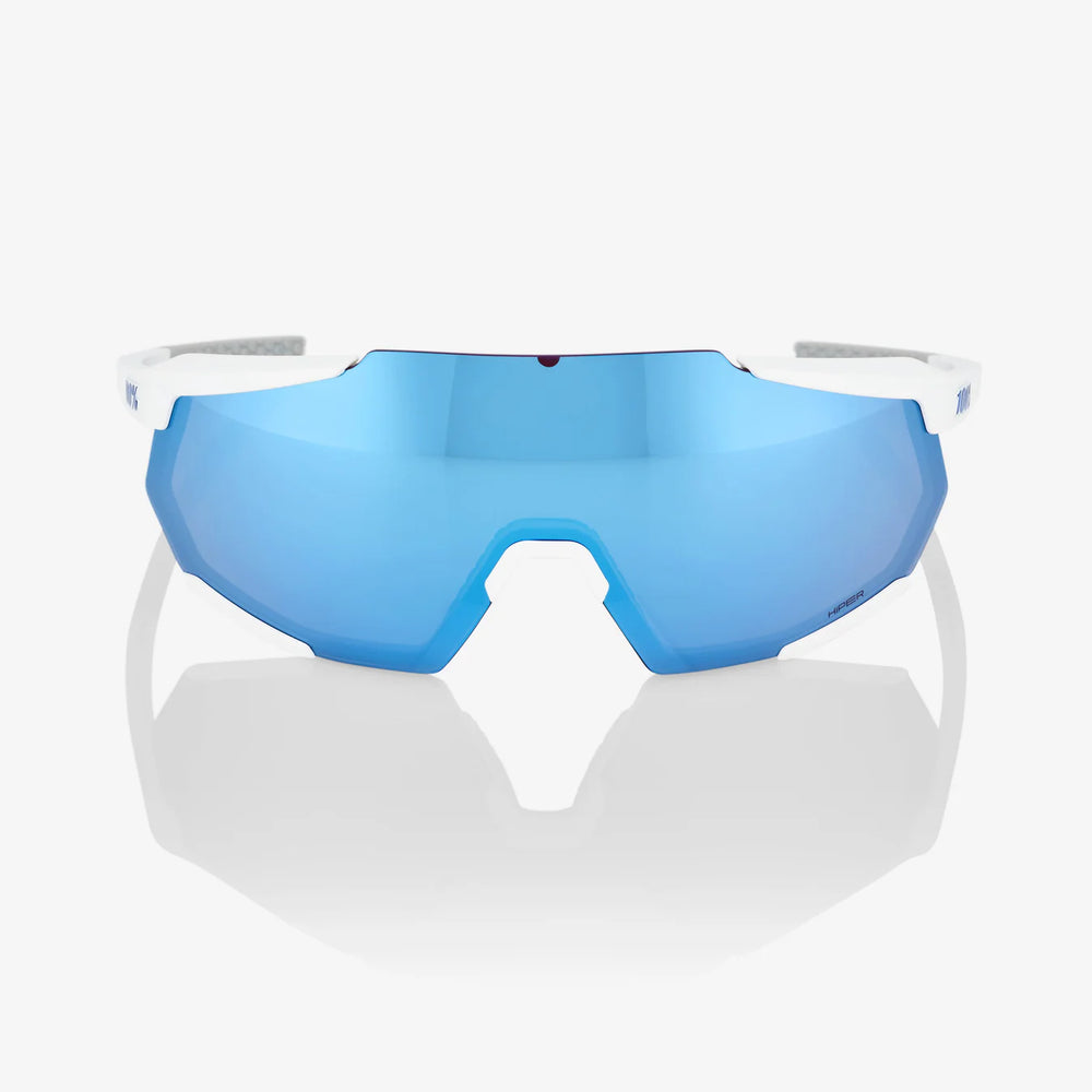 100 PERCENT Racetrap 3.0 Sunglasses - Hiper Blue Multilayer Mirror Lens on triQUIP Sports