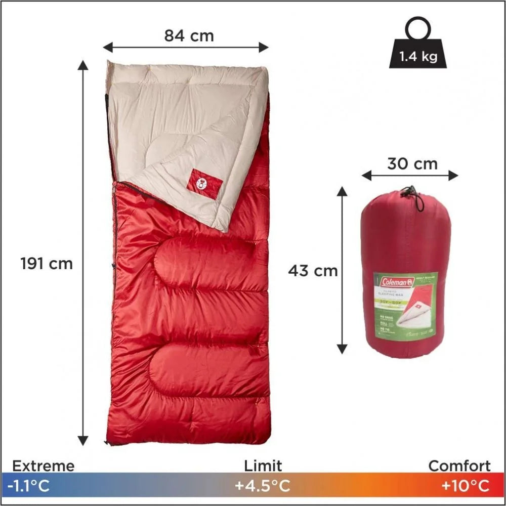 Coleman Palmetto Sleeping Bag on triQUIP Sports