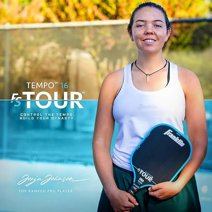 FRANKLIN FS Tour Tempo 16 Carbon Pickleball Paddle on triQUIP Sports