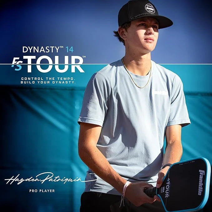 FRANKLIN FS Tour Dynasty 14 Carbon Pickleball Paddle on triQUIP Sports