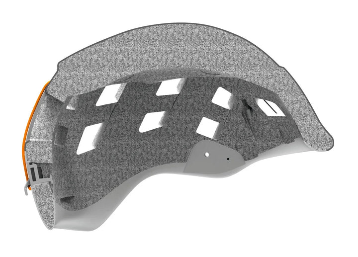 PETZL Meteor Lightweight Climbing & Mountaineering Helmet - White/Red on triQUIP Sports