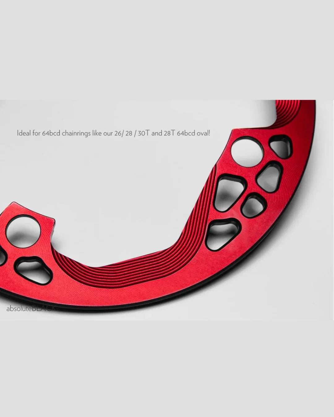 ABSOLUTE BLACK Bashring 104 BCD (For 26-32T) on triQUIP Sports