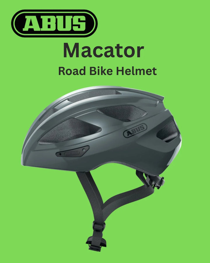 ABUS Macator Road Biking Helmet on triQUIP Sports