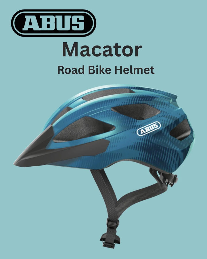 ABUS Macator Road Biking Helmet on triQUIP Sports