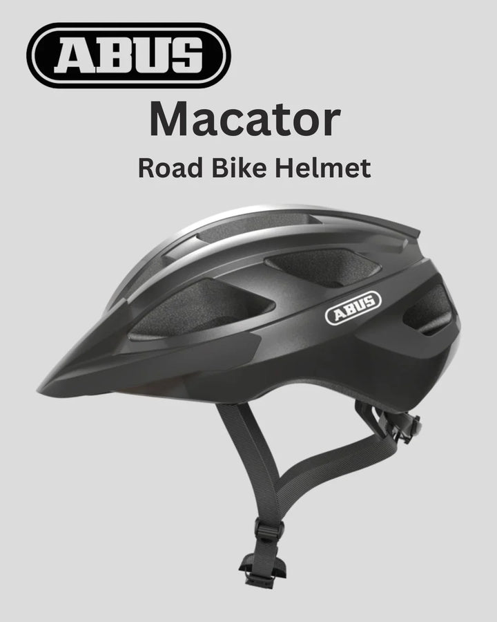 ABUS Macator Road Biking Helmet on triQUIP Sports