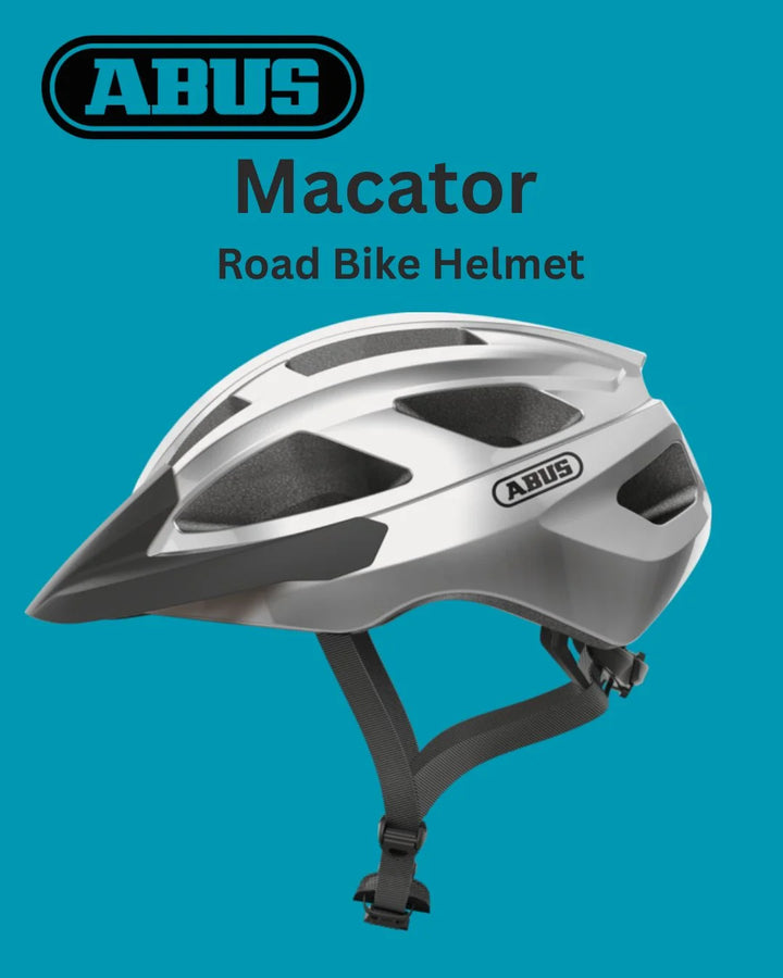ABUS Macator Road Biking Helmet on triQUIP Sports