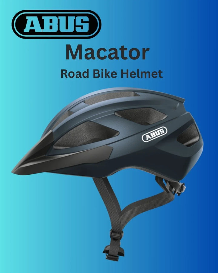 ABUS Macator Road Biking Helmet on triQUIP Sports