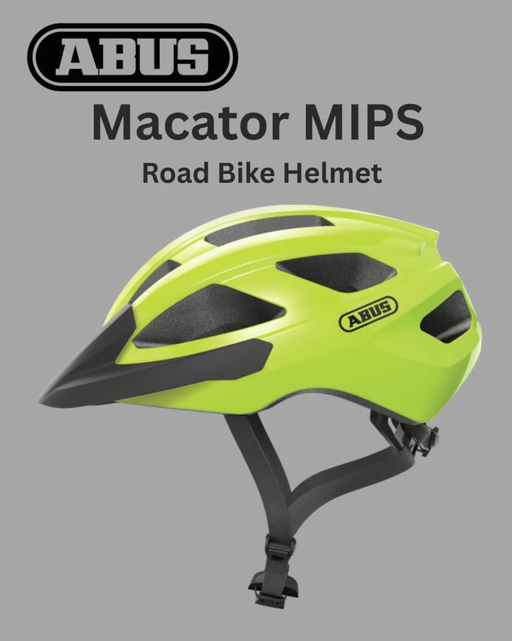 ABUS Macator MIPS Road Biking Helmet on triQUIP Sports