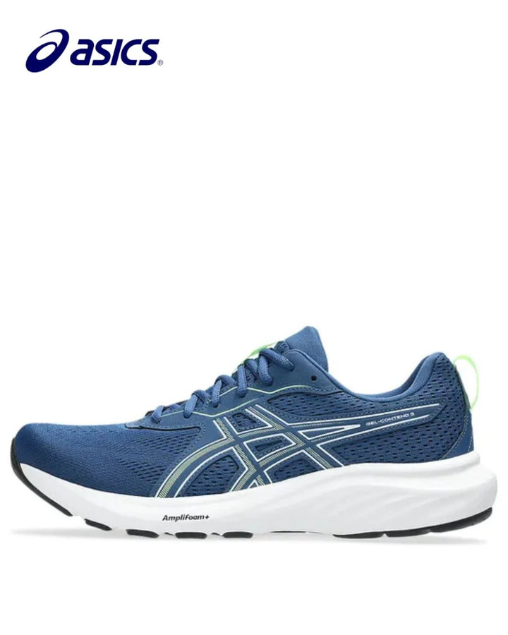 ASICS Gel Contend 9 Men Running Shoes - Twilight Blue/Illuminate Green