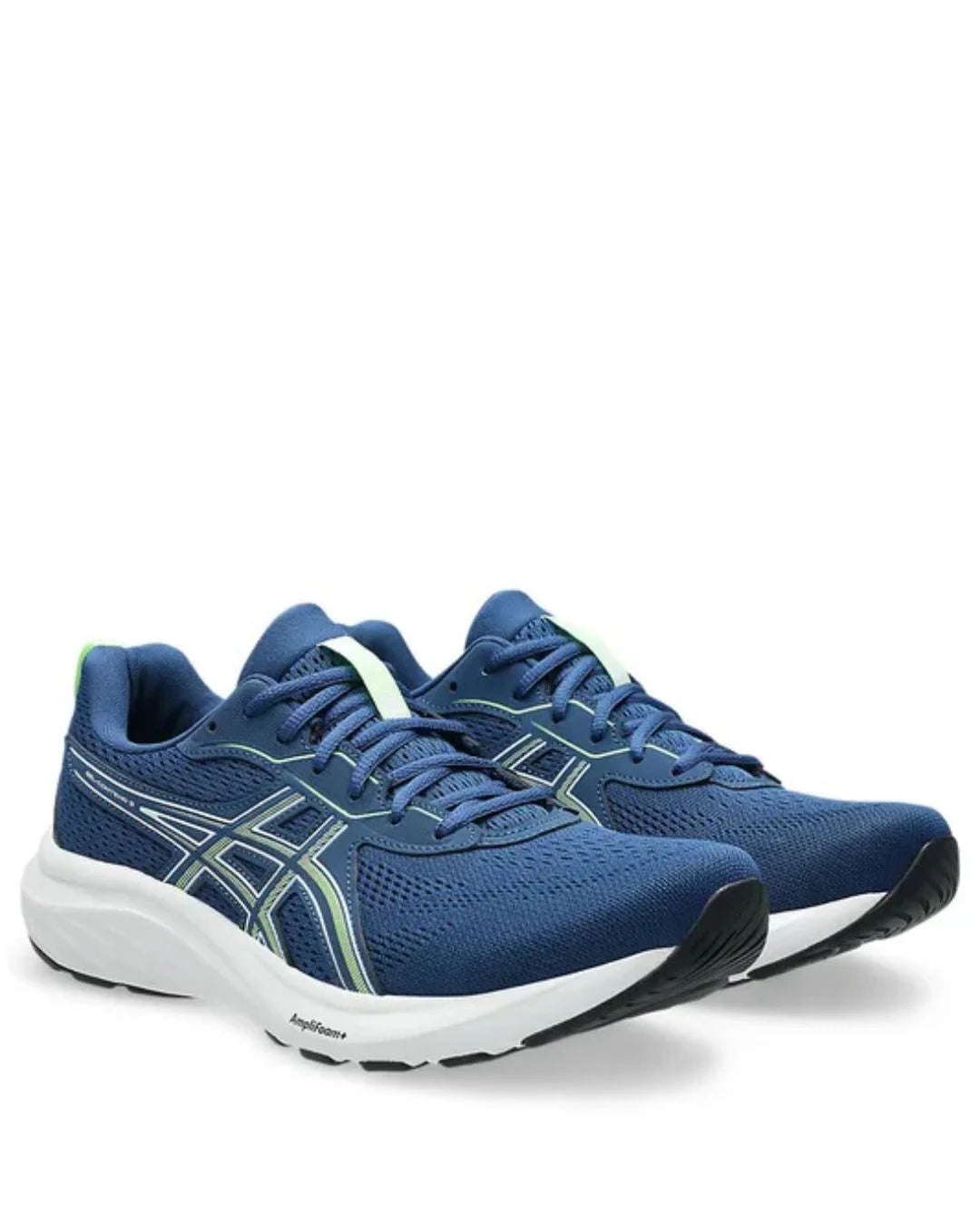 ASICS Gel Contend 9 Men Running Shoes - Twilight Blue/Illuminate Green
