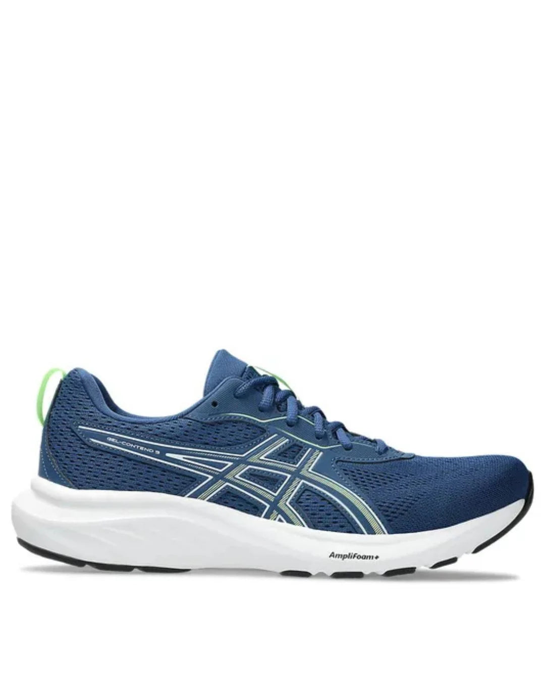ASICS Gel Contend 9 Men Running Shoes - Twilight Blue/Illuminate Green