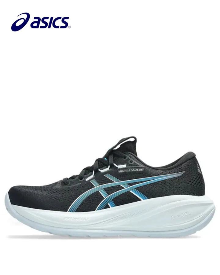 ASICS Gel Cumulus 28 Women Running Shoes - Black/Aegeon Blue