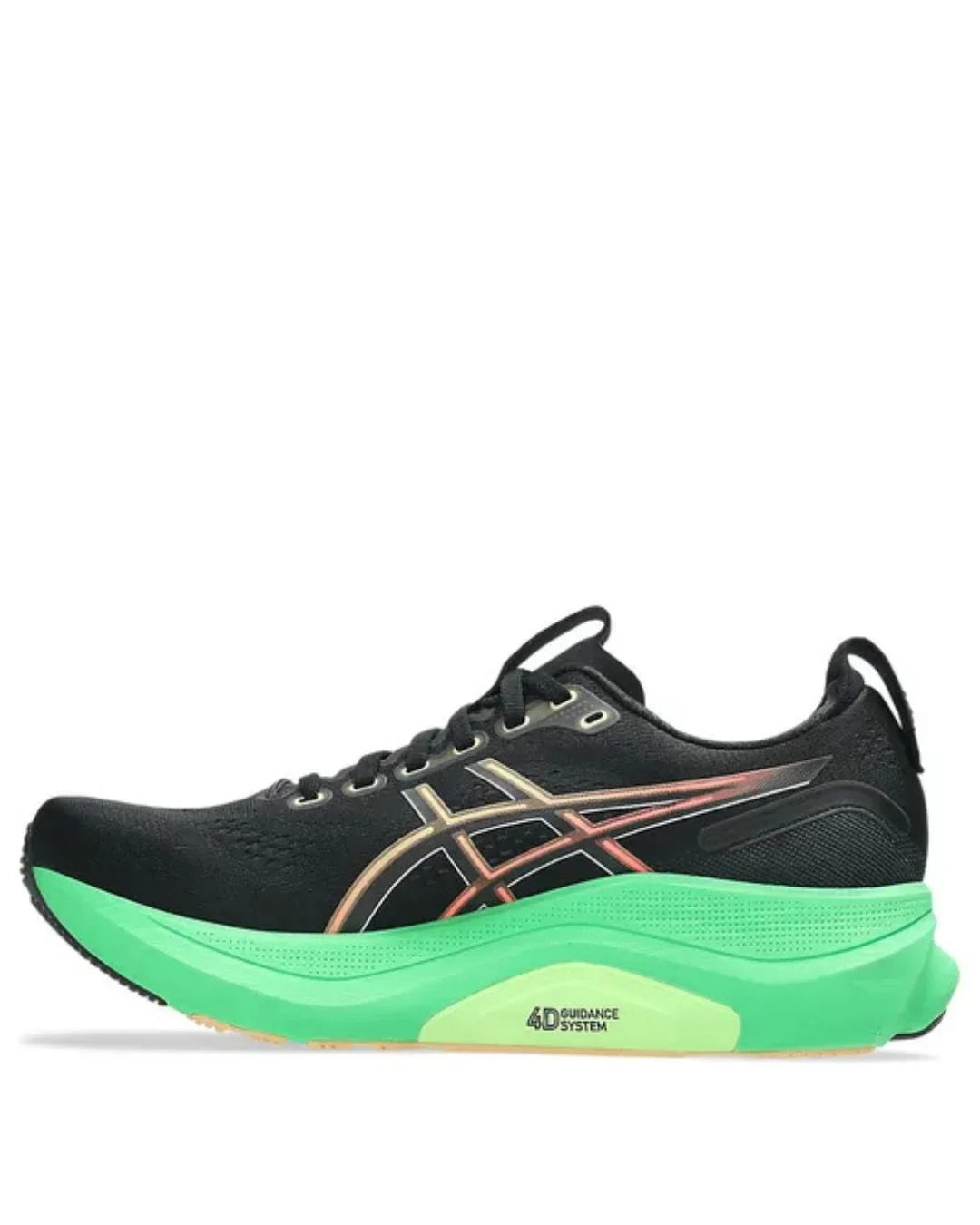 ASICS Gel Kayano 32 Men Running Shoes - Black/Vital Green