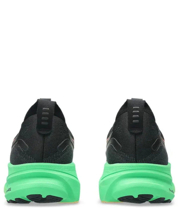 ASICS Gel Kayano 32 Men Running Shoes - Black/Vital Green