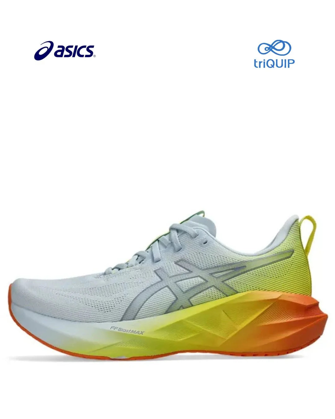 ASICS Novablast 5 Sunny Sizzle Men Running Shoes on triQUIP Sports