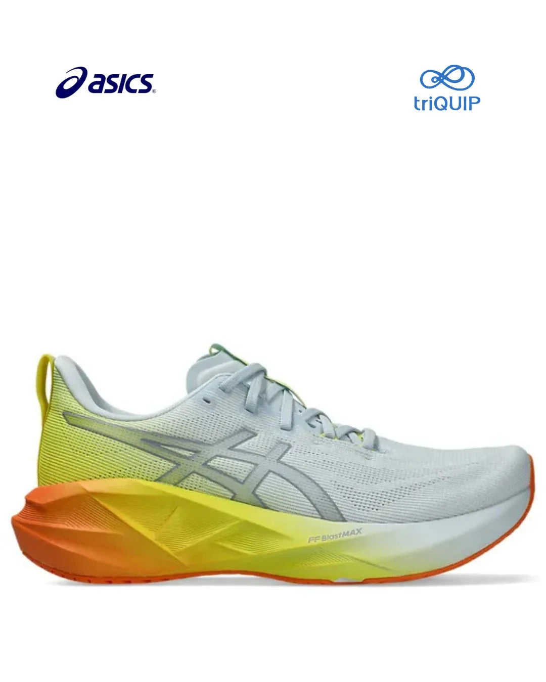 ASICS Novablast 5 Sunny Sizzle Men Running Shoes on triQUIP Sports