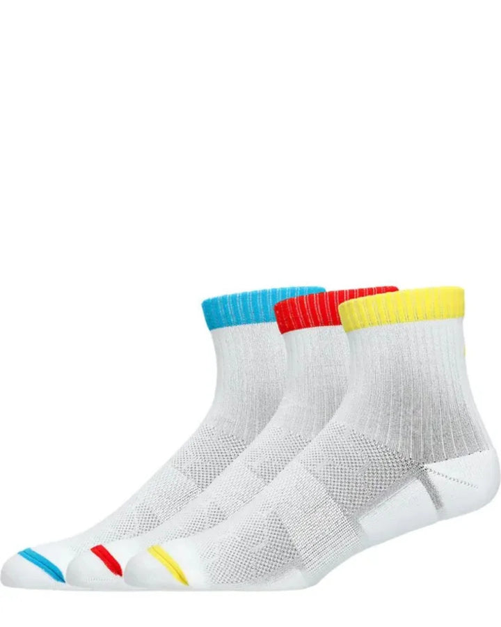 ASICS Practice Quarter 3P Unisex Training Socks
