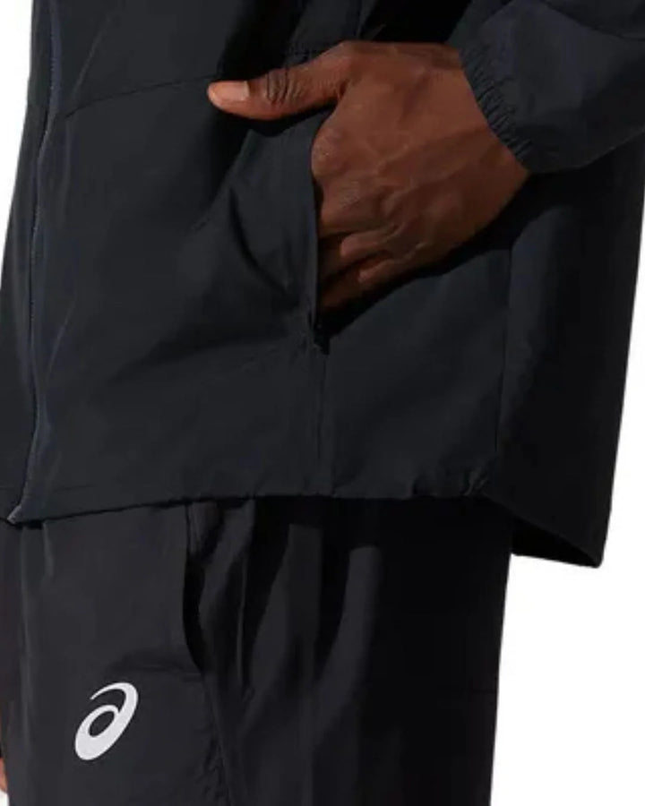 ASICS Silver Jacket Men Running Jacket on triQUIP Sports