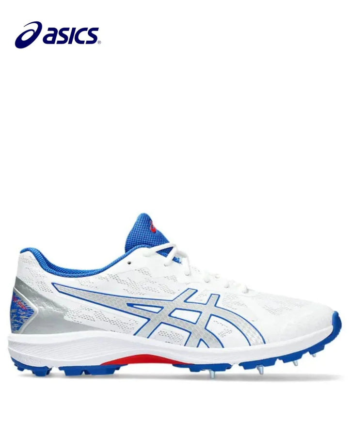 ASICS Strike Rate FF Men Cricket Shoes - White/Pure Silver