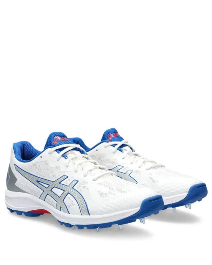 ASICS Strike Rate FF Men Cricket Shoes - White/Pure Silver