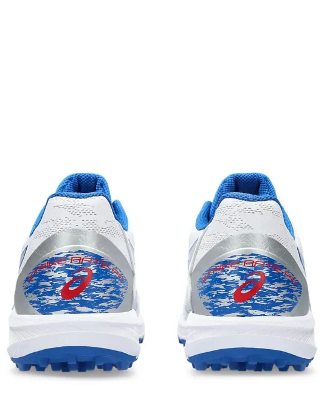 ASICS Strike Rate FF Men Cricket Shoes - White/Pure Silver