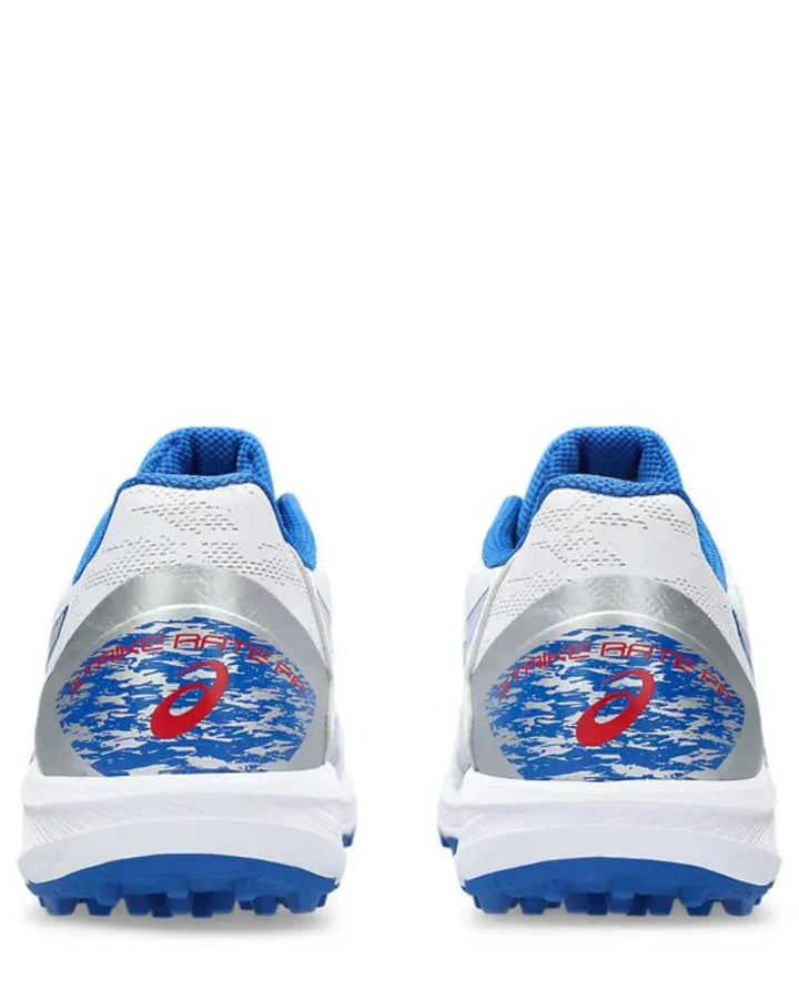 ASICS Strike Rate FF Men Cricket Shoes - White/Pure Silver
