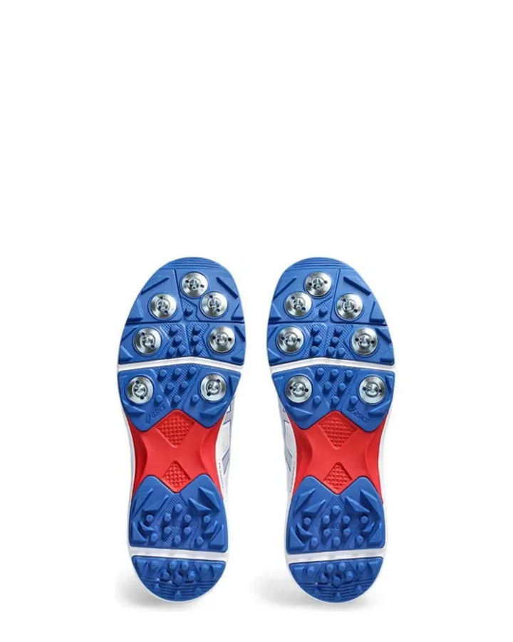 ASICS Strike Rate FF Men Cricket Shoes - White/Pure Silver