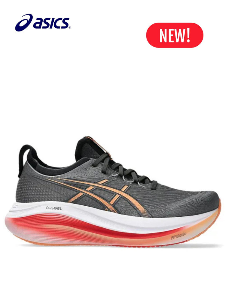 ASICS Gel Nimbus 27 Men Running Shoes - Carbon/Mojave