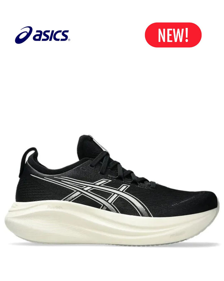 ASICS Gel Nimbus 27 Men Running Shoes - Black/Lake Grey